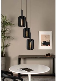 Lucide 45492/13/36 - Luster na lanku RAFAL 3xE27/40W/230V čierna/šedá