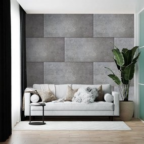 Stropné panely 3D XPS 4314, cena za kus, rozmer 100 cm x 50 cm, BETON sivý, IMPOL TRADE