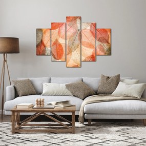 Obraz maľovaného jesenného lístia (150x105 cm)