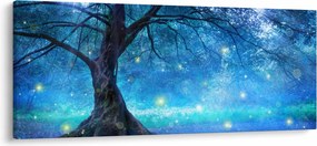 Obraz - Mystický les (120x50 cm)