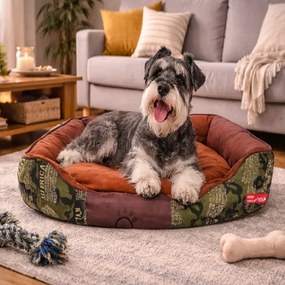 Pelech pre psa / mačku L - Maskáč - zelený