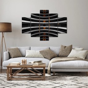 Abstraktný obraz - budova (150x105 cm)