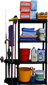 ARTPLAST Set regál 600x300x1330 mm, 4 police a rohový držiak