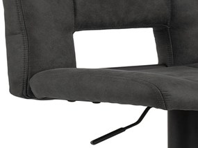 Dizajnová barová stolička Almonzo, antracitová