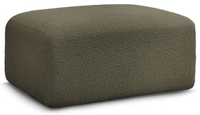 Zelená podnožka z textílie bouclé Tina – Bobochic Paris