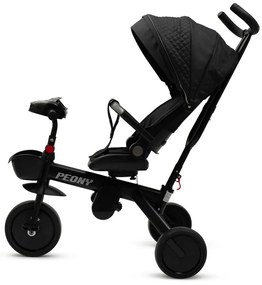 Detská trojkolka Baby Mix Peony EVA čierna