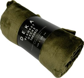 Home Elements Mikroflanelová deka, zelená