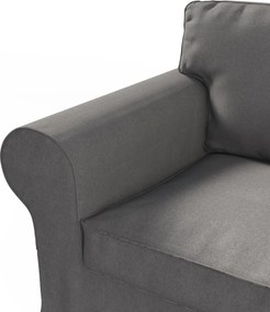 Poťah na kreslo Ektorp farba produktu sivá látka zapletaná