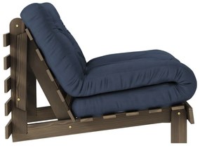 Tmavomodré kreslo Roots – Karup Design