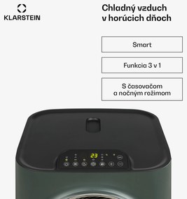Klarstein Kraftwerk Smart 10K, mobilná klimatizácia, 10 000 BTU, ovládanie cez aplikáciu, antracitová
