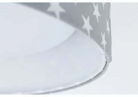 LED Stmievateľné svietidlo GALAXY KIDS LED/24W/230V hviezdičky šedá/biela + DO