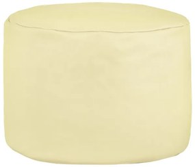 Taburetka Cilindro Krémová ekokoža