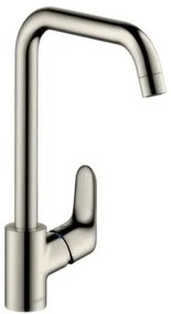 Drezová batéria Hansgrohe Focus s otočným ramienkom vzhled nerezu 31821800