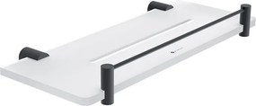 Nimco Polica IXI s ohrádkou, 30 cm BORMO čierna - BRC X430-X-90