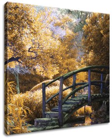 Gario Obraz na plátne Zlatá Japonská záhrada Rozmery: 30 x 30 cm