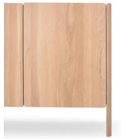 Komoda z dubového dreva v prírodnej farbe 220x85x42 cm Dvor – Gazzda