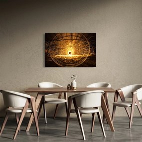 Obraz svietiaceho disku (90x60 cm)