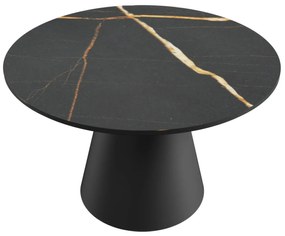 Konferenční stolek Margos 66 cm černý/mramor II