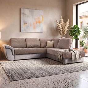 Bielastické poťahy MODULO orieškové sedák S (40-59 cm x 50-80 cm)