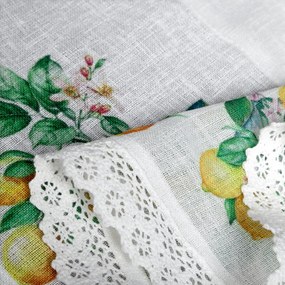 EUROFIRANY KRÁTKA ZÁCLONA NA PÁSKE KSENIA 150X30 CM VIACFAREBNÁ