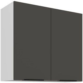 Kuchynská skrinka Aria-Gr/Wh Anti Fingerprint 80g-72 2f