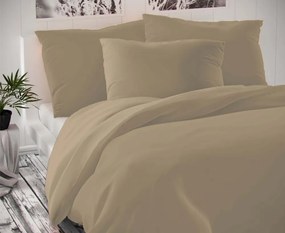 Kvalitex Saténové obliečky LUXURY COLLECTION 140x220 + 70x90 cm - béžová - predĺžené