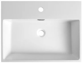 Sapho - Závesné umývadlo AQUATIC 60x46 cm keramika/biela