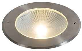 Moderný zemný reflektor oceľ vrátane LED 20W - Bridge