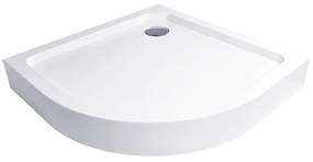 Mereo Mereo, Sprchová vanička R550, SMC, biela, vrátane nožičiek a sifónu ø 90 mm, MER-CV11H