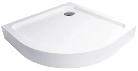 Mereo Mereo, Sprchová vanička R550, SMC, biela, vrátane nožičiek a sifónu ø 90 mm, MER-CV11H