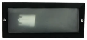 ACA Lighting vonkajšie zápustné svietidlo AC045GL64B max. 40W/E27/IP54, čierne