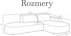 Čalúnená rohová sedačka ARIS