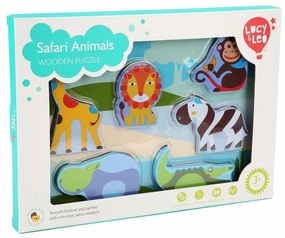 Lucy & Leo puzzle zvieratká zo safari LL224