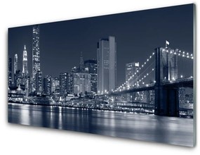 Nástenný panel  Mesto most architektúra 120x60 cm