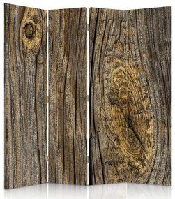 Ozdobný paraván, Uzlové desky - 145x170 cm, štvordielny, klasický paraván