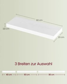 Nástenná polica LWS026WE01