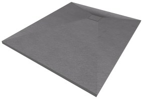 Gamma Erga Oldaf, SMC obdĺžniková sprchová vanička 120 x 90 cm, šedá matná, ERG-GMA-OL-90120G