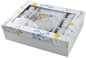 Porcelánová šálka s podšálkou Joy Composition 250 ml sada 6ks