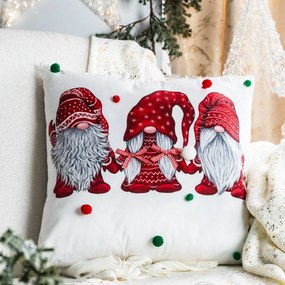 VIANOČNÁ DEKORAČNÁ OBLIEČKA NA VANKÚŠ GOBLIN 45X45 CM VZOROVANÁ