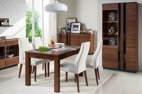 Rozkládací jídelní stůl Hermesy 40 z masivu 160/250 cm dub čokoládový