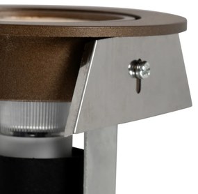 Sada 6 moderných otočných bodových svietidiel tmavá bronz - Cisco