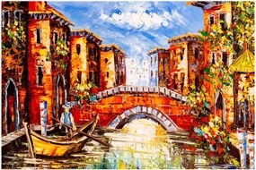 Obraz - Olejomaľba mesta III. (90x60 cm)