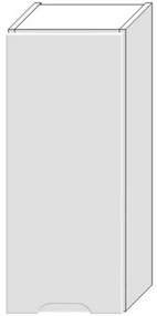 Skrinka do kuchyne Zoya W30 Pl Biely hrášok / Biely