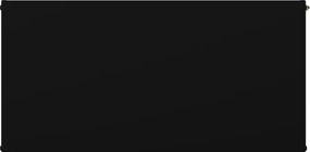 Mexen Flat CCF33, panelový radiátor 900 x 1000 mm, spodné stredové pripojenie, 3001 W, čierna, W6C33F-090-100-70