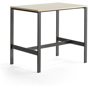 Stôl VARIOUS, 1200x800x1050 mm, čierna, breza