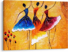 Obraz - Olejomaľba, baletky (70x50 cm)