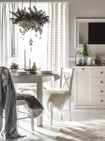 Dřevěná jídelní židle CD-56 bílá