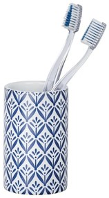 Modrý keramický téglik na kefky Wenko Lorca