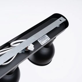 Sollux SL.1318 - Bodové svietidlo ELBA 3xE27/15W/230V čierna