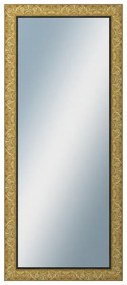 DANTIK - Zrkadlo v rámu, rozmer s rámom 60x140 cm z lišty PRAHA zlatá (2752)